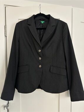United Colors Of Benetton Black Women's Tailored Blazer